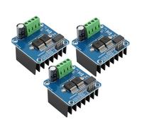 DEWOTHV BTS7960 Módulo de control de motor paso a paso de doble puente H 5,5 V-27 V 43 A Control de límite de corriente Refrigeración de semiconductores PWM (Paquete de 3)