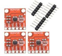 DEWOTHV MCP4725 Módulo de Conexión DAC 2.7 V - 5.5 V I2C de 12 Bits Placa de Desarrollo Placa de Conexión Configuración de Almacenamiento EEPROM Interna (Paquete de 3)