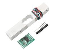 DEWOTHV Sensor de celda de carga de 1 kg + Módulo amplificador AD HX711 Sensor de peso digital Celdas de carga miniatura de alta precisión Convertidor analógico-digital