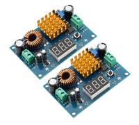 DEWOTHV XH-M411 Módulo Convertidor Elevador CC-CC 4-35 V a 5-45 V Tarjeta Elevadora Convertidora Digital 5 A Módulo Elevador de Voltaje Fuente de Alimentación de Gran Capacidad (Paquete de 2)