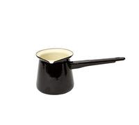 Dexam Cafetera turca Vintage, esmaltado, Negro, 0,4 L