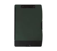 Dexas Folio Clipcase - Portapapeles de almacenamiento profesional con compartimento para bolígrafos, 9.75 x 14.75 pulgadas, A4, bosque, ideal para profesores, enfermeras, entrenadores, estudiantes,