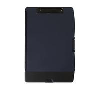 Dexas Folio Clipcase - Portapapeles profesional con compartimento de almacenamiento para bolígrafos, 9.75 x 14.75 pulgadas, A4, índigo. Ideal para profesores, enfermeras, entrenadores, estudiantes,