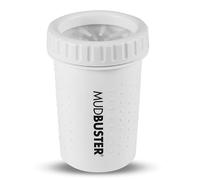 Dexas MudBuster Edición Especial - Limpiador portátil para patas de perro, mediano, blanco brillante (PW71032-22WP)