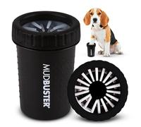 Dexas MudBuster Edición Especial - Limpiador portátil para patas de perro, mediano, negro mate (PW71025-22WP)