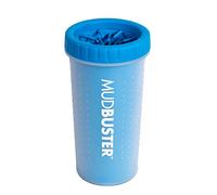 Dexas MudBuster - Limpiador portátil para patas de perro, grande, azul aqua (“azul pro”)