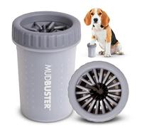 Dexas MudBuster - Limpiador portátil para patas de perro, tamaño mediano, color gris claro