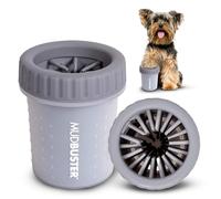 Dexas MudBuster - Limpiador portátil para patas de perro, pequeño, gris claro, pequeño (paquete de 1)