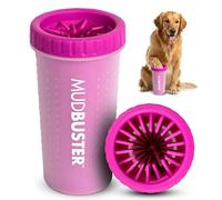 Dexas MudBuster - Limpiador portátil de patas de perro grande, fucsia, suministros y accesorios para mascotas de primera calidad