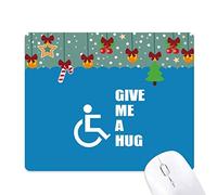 Dexbo Abrazo Ayuda Cuerpo Disability Medical Mouse Pad Juego Navidad Oficina Mat Almohadilla de Goma