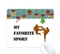 Dexbo como Deportes Fitness equilibrado de Taekwondo Mouse Pad Juego Navidad Oficina Mat Almohadilla de Goma
