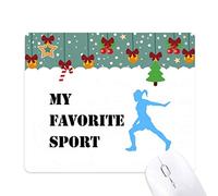 Dexbo como Deportes Fitness equilibrado Kungfu Mouse Pad Juego Navidad Oficina Mat Almohadilla de Goma
