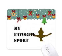 Dexbo como Deportes Fitness equilibrado Potro Mouse Pad Juego Navidad Oficina Mat Almohadilla de Goma