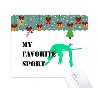 Dexbo como Deportes Fitness equilibrado Salto Mouse Pad Juego Navidad Oficina Mat Almohadilla de Goma