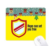 Dexbo La Esperanza Puede liberarte Mouse Pad Juego Navidad Oficina Mat Almohadilla de Goma