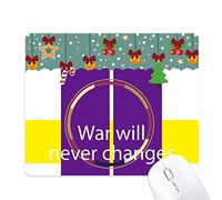 Dexbo La Guerra Nunca Cambia Mouse Pad Juego Navidad Oficina Mat Almohadilla de Goma