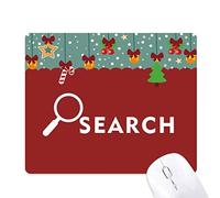 Dexbo Lupa busqueda Conocimiento comprensión Mouse Pad Juego Navidad Oficina Mat Almohadilla de Goma