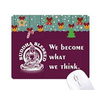 Dexbo Pensando en Cambiar la Esperanza de tradición Mouse Pad Juego Navidad Oficina Mat Almohadilla de Goma