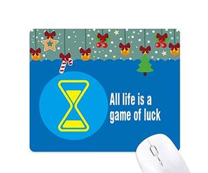 Dexbo Usted no Puede Cambiar el Pasado Mouse Pad Juego Navidad Oficina Mat Almohadilla de Goma