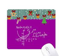 Dexbo Zona de función de fórmulas de cálculo Mouse Pad Juego Navidad Oficina Mat Almohadilla de Goma