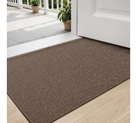 DEXI Felpudo Entrada Casa 80 x 120 cm, Felpudos Antideslizantes, Fácil de Limpiar, Alfombra Absorbente para Puerta Interior, Pasillo, Cocina, Marrón
