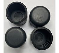 dexierp Fuerza de protección para 1-1/2" 37,5 mm (paquete de 4) redondo OD tubo extremo silla pierna palo virola muebles pies tapa de goma taza almohadilla cubierta piso tapones protectores