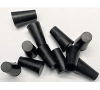 dexierp Tapón de tapón de Fuerza de protección para Orificio de 15/32 "1/2" 11,5-13,5 mm (Paquete de 25) Apertura de Botella de Tubo 1/2-20 UNF a 5/8-11 UNC M14 M15 Rosca