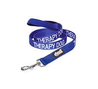 Dexil Limited Therapy Dog - Correa acolchada para perro con código de color azul, 60 cm, 120 cm, 180 cm, evita accidentes advirtiendo a otros de tu perro con antelación (120 cm)