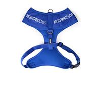 Dexil Perro DE Asistencia Codificado por Colores Sin tirones Anillo en D Delantero y Trasero Chaleco Acolchado e Impermeable Arnés para Perros PREVIENE Accidentes advirtiendo a Otros de su Perro con