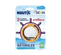 Dexin pulsera aromática citronela Nautic 3 uds - pulsera repelente para exterior