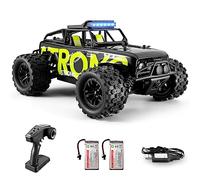 dexinco Coche teledirigido 1:18 RC Car, 4WD RC Auto All Terrains Todoterreno 40 km/h, Coche de Carreras rápido, 2,4 GHz, vehículo RC con 2 baterías para 60 min