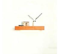 Dexinhdh Estantes Flotantes De Madera con Luces LED, Estante De Exhibición Flotante De Pared con Carga USB Y Control Remoto, Estante De Exhibición Colgante para Sala De Estar(C,100cm)