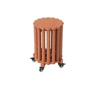 Dexinhdh Juego de 4 taburetes apilables, Conjunto de Mesa y taburetes apilables 4 en 1, Refuerzo con ensamblaje de Espiga y mortaja, Superficie de Taburete de Madera de Doble Capa(E)