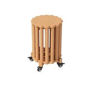 Dexinhdh Juego de 4 taburetes apilables, Conjunto de Mesa y taburetes apilables 4 en 1, Refuerzo con ensamblaje de Espiga y mortaja, Superficie de Taburete de Madera de Doble Capa(C)