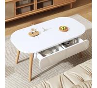 Dexinhdh Mesa de Piso Japonesa con cajones Dobles, Mesa de Centro Japonesa, para Ventana(B)