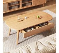 Dexinhdh Mesa de Piso Japonesa con cajones Dobles, Mesa de Centro Japonesa, para Ventana(C)