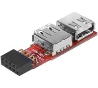 Dexlan - Adaptador para Placa Base (2 Puertos USB)