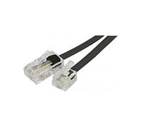 Dexlan - Cable adaptador telefónico de RJ11 a RJ45, 2 m), color negro