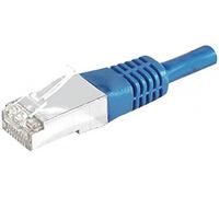 Dexlan - Cable de Red RJ45 (SSTP, Cat. 6, 30 cm), Color Azul