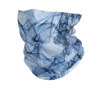 Dexnel Bufanda calentador de cuello de mármol azul oscuro, pasamontañas multifuncional, polaina elástica, protección contra el viento