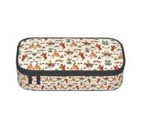 DEXNEL Cowboy Ride Horse - Estuche escolar portátil con cremallera, estuche multifuncional resistente de alta capacidad para niños, Black, Talla única, Organizador de bolsas