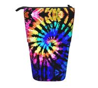 DEXNEL Exotic Tribe - Bonito soporte para lápices de pie, bolsa telescópica, caja de papelería para estudiantes, niñas y niños, Black, Talla única, Organizador de bolsas