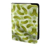 Dexnel Funda para pasaporte con estampado de eneldo de sushi, 1 unidad, para viajes, mujeres y hombres, bonita funda para pasaporte de viaje