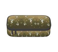 DEXNEL Shining Diamond - Estuche escolar portátil con cremallera, estuche multifuncional resistente de alta capacidad para niños, Black, Talla única, Organizador de bolsas