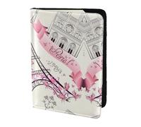 Dexnel The Paris Tower and A Bicycle Printing - 1 soporte para pasaporte para viajes, mujeres y hombres, bonita funda para pasaporte de viaje