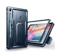 Dexnor Funda Compatible con Samsung Galaxy Tab S6 Lite [Protector de Pantalla Incorporado y Soporte], Cubierta Protectora antisísmica de Grado Militar Pesado para Samsung Tab S6 Lite - Azul Marino