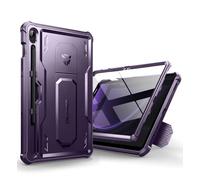 Dexnor Funda Compatible con Samsung Galaxy Tab S9 FE [Protector de Pantalla Incorporado y Soporte], Cubierta Protectora antisísmica de Grado Militar Pesado para Samsung Tab S9 FE - Púrpura Fantasma