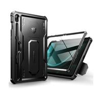 Dexnor Funda Compatible con Samsung Galaxy Tab S9 FE [Protector de Pantalla Incorporado y Soporte], Cubierta Protectora antisísmica de Grado Militar Pesado para Samsung Tab S9 FE - Negro