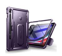 Dexnor Funda Compatible con Samsung Galaxy Tab S9 [Protector de Pantalla Incorporado y Soporte], Cubierta Protectora antisísmica de Grado Militar Pesado para Samsung Galaxy Tab S9 - Púrpura Fantasma