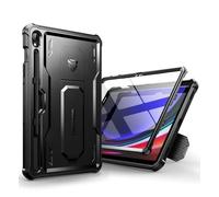 Dexnor Funda para Samsung Galaxy Tab S9 [Protector de Pantalla Incorporado y Soporte], Cubierta Protectora antisísmica de Grado Militar Pesado para Samsung Galaxy Tab S9 - Negro